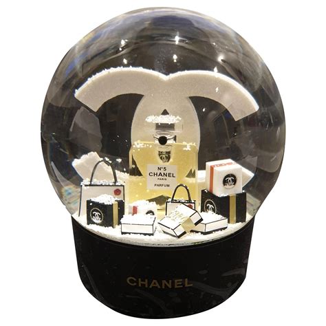 chanel snow globe ornament|chanel snow globe price.